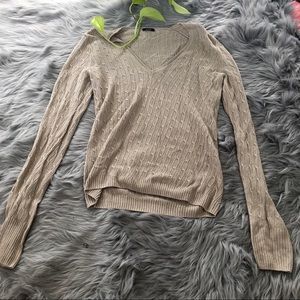J crew knit shirt with small snag
